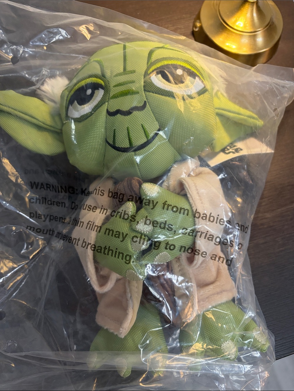 Star Wars Yoda Plush dog toy from Chewy